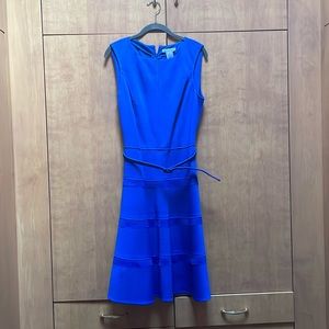 Blue Oscar de la Renta dress!